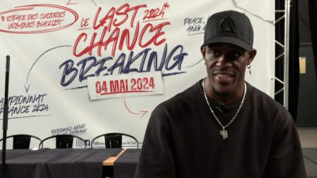 Le B-boy français Dany Dann espère remporter l’or aux Jeux olympiques de Paris