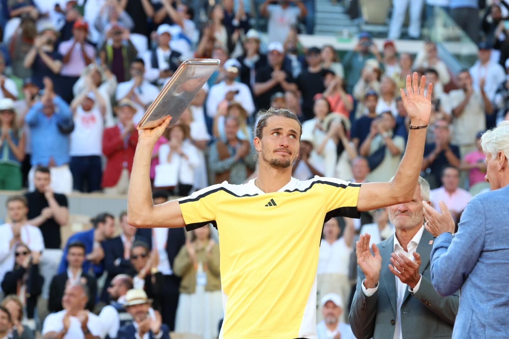 Alexander Zverev a perdu sa deuxième finale lors d'un tournoi du Grand Chelem.