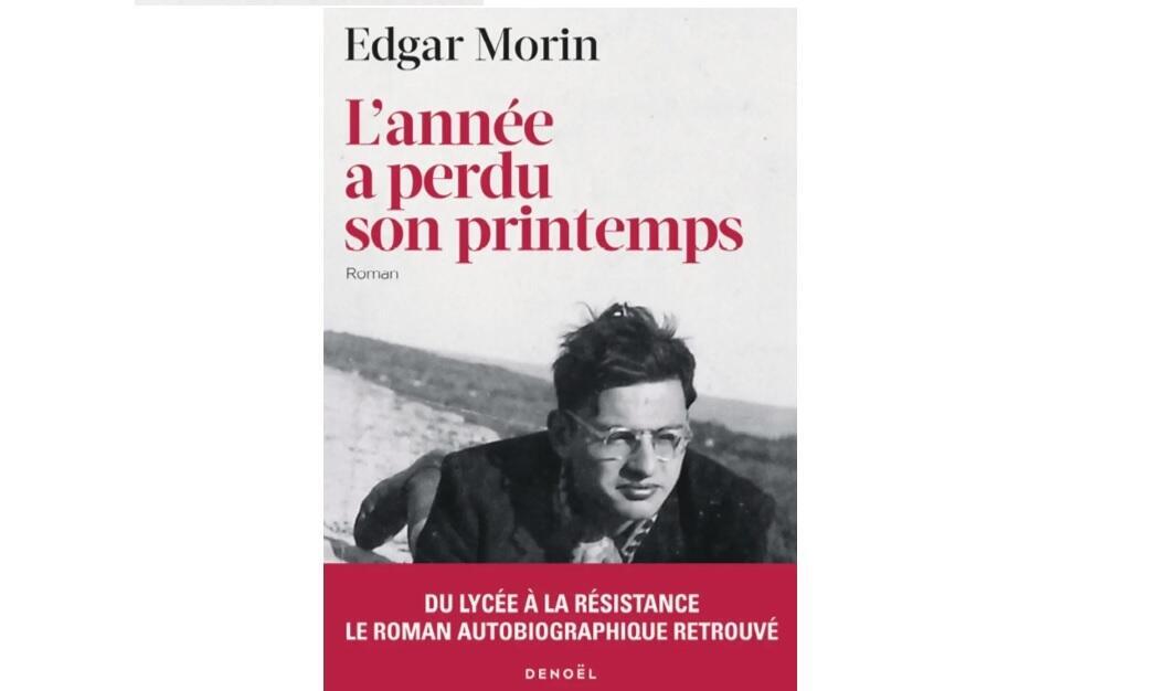 Couverture de L'année a perdu son Printemps, roman autobiographique du philosophe français Edgar Morin, publié le 5 juin 2024.