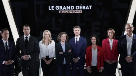 Les principaux candidats français s'affrontent lors du débat final avant les élections européennes