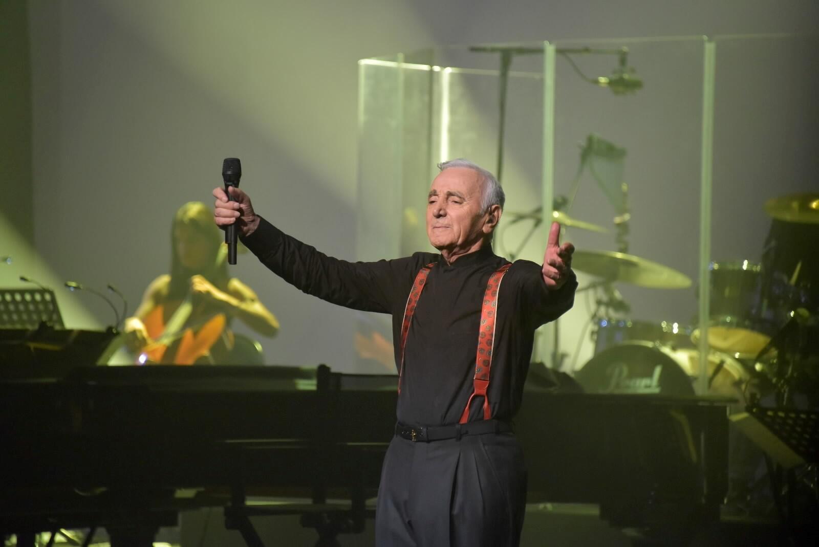Charles Aznavour à Paris en septembre 2015.