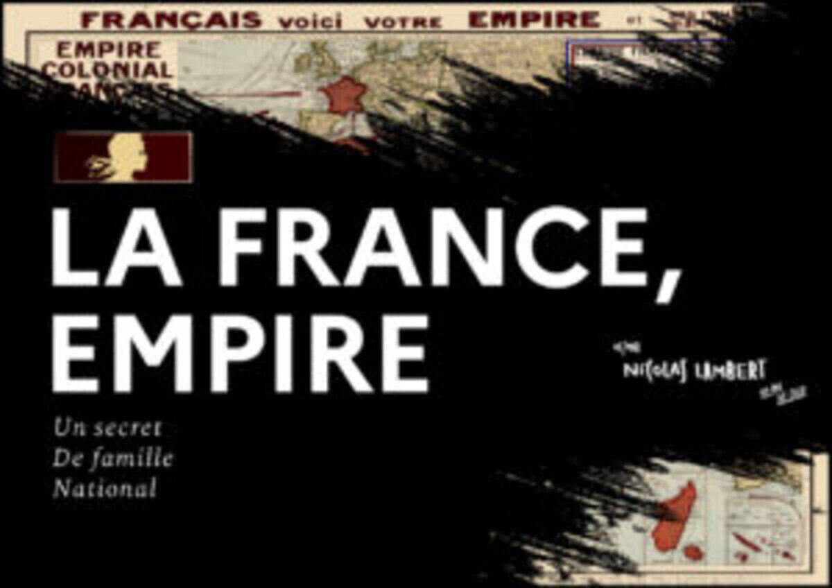 L'affiche de « La France, Empire », à l'affiche du théâtre 11 d'Avignon jusqu'au 21 juillet 2024.