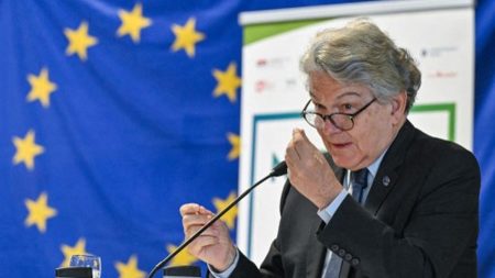 Thierry Breton proposé par Macron pour un nouveau mandat à la Commission européenne Emmanuel Macron propose la candidature de Thierry Breton pour un nouveau mandat à la Commission européenne