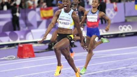 Alfred le Grand : la victoire du sprinter sur 100 m offre à Sainte-Lucie sa première médaille olympique