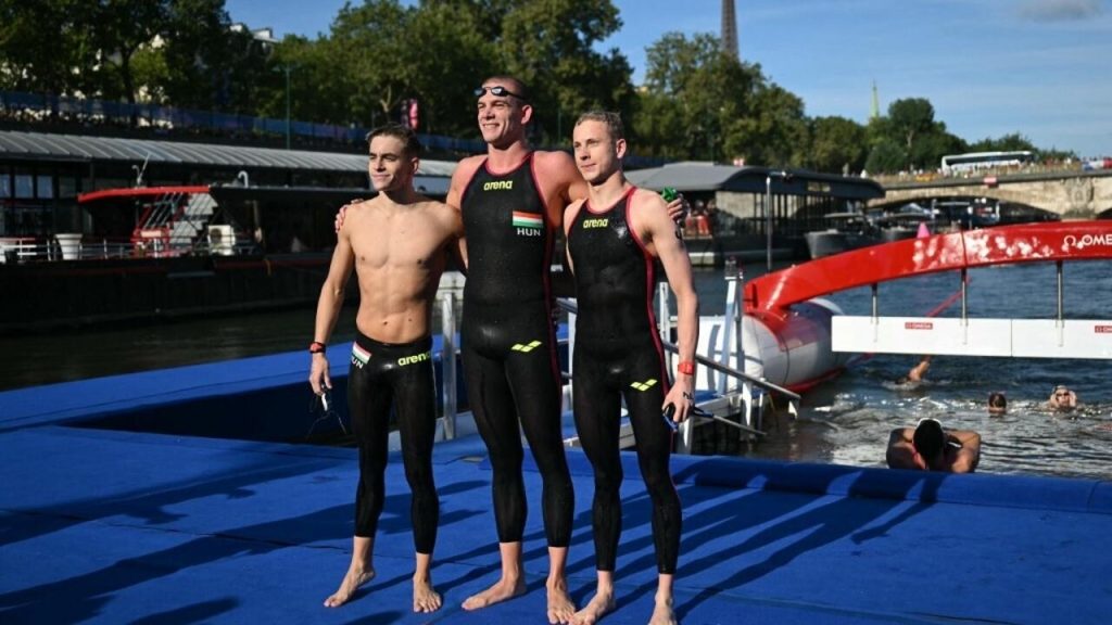La Hongrie fait sensation avec deux médailles au marathon olympique de natation masculin