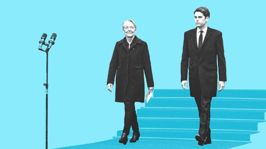 Entre Gabriel Attal et Elisabeth Borne, un duel pour la présidence de Renaissance, au risque de déclencher une "guerre interne"