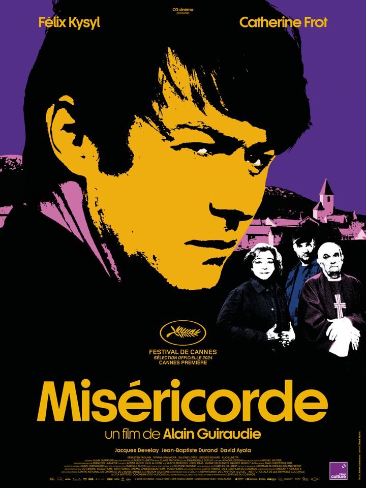 Affiche du film 'Miséricorde' d'Alain Guiraudie, sortie le 16 octobre 2024. (LES FILMS DU LOSANGE)
