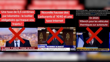 Deepfakes réalistes : annonces chocs de Michel Barnier pour les automobilistes, vrai ou faux ? :
Vrai ou faux
:
Vrai ou faux
Attention à ces deepfakes très réalistes de Michel Barnier qui fait des annonces chocs pour les automobilistes