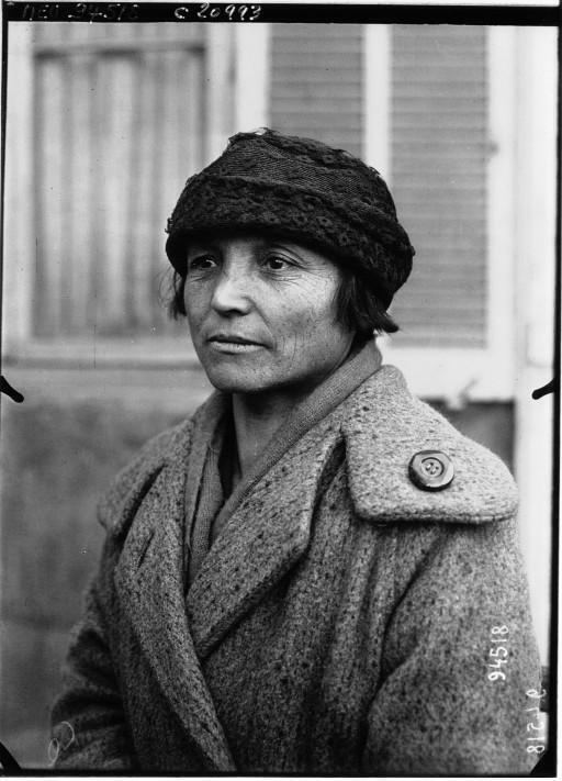 La syndicaliste Lucie Colliard photographiée en 1921.