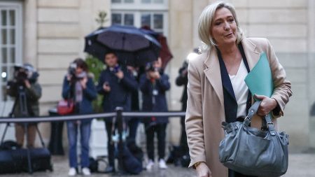 Menace de censure : taxe électricité, ligne rouge pour Marine Le Pen Menace de motion de censure : la hausse de la taxe sur l'électricité constitue une ligne rouge pour Marine Le Pen