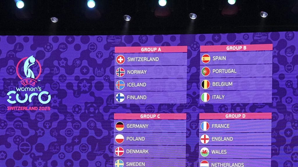 La France affrontera l'Angleterre, le Pays de Galles et les Pays-Bas en phase de poules à l'Euro féminin 2025