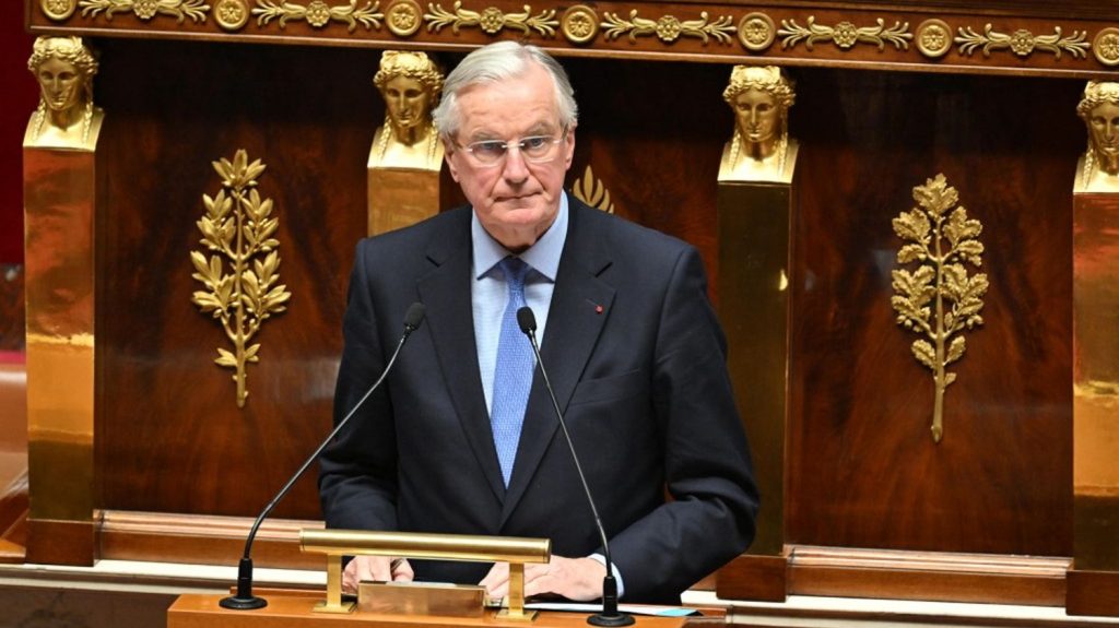 :
    Vidéo




  

    
      
    
  
  "Nous sommes rendus (...) à un moment de vérité et de responsabilité", insiste Michel Barnier avant le vote des motions de censure contre son gouvernement
