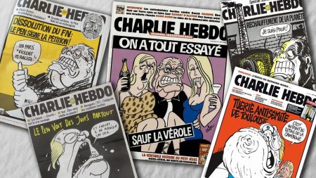 Jean-Marie Le Pen : dix dessins de « Charlie Hebdo » sur le fondateur du Front national :
En images
Mort de Jean-Marie Le Pen : le fondateur du Front national vu en dix dessins de "Charlie Hebdo"