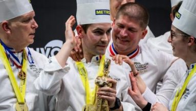 Paul Marcon remporte Bocuse d'Or suivant les traces du champion père