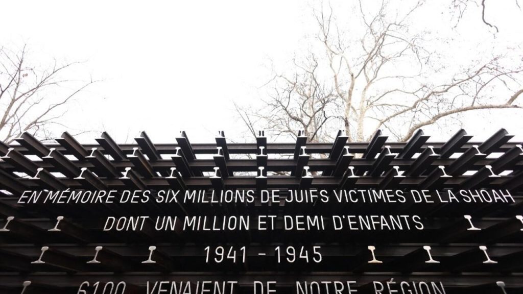 Le mémorial de l'Holocauste « Rails de mémoire » inauguré à Lyon