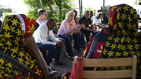 Marine Le Pen indemne après un accident de barge à Mayotte Une barge transportant Marine Le Pen à Mayotte accidentée, la cheffe de file des députés RN indemne