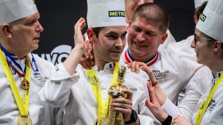 Paul Marcon remporte Bocuse d'Or suivant les traces du champion père