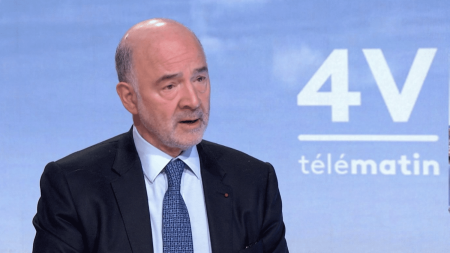 Pierre Moscovici : Riposter tout en gardant les États-Unis comme alliés "Les États-Unis seront toujours nos alliés, mais il faut aussi riposter", estime Pierre Moscovici