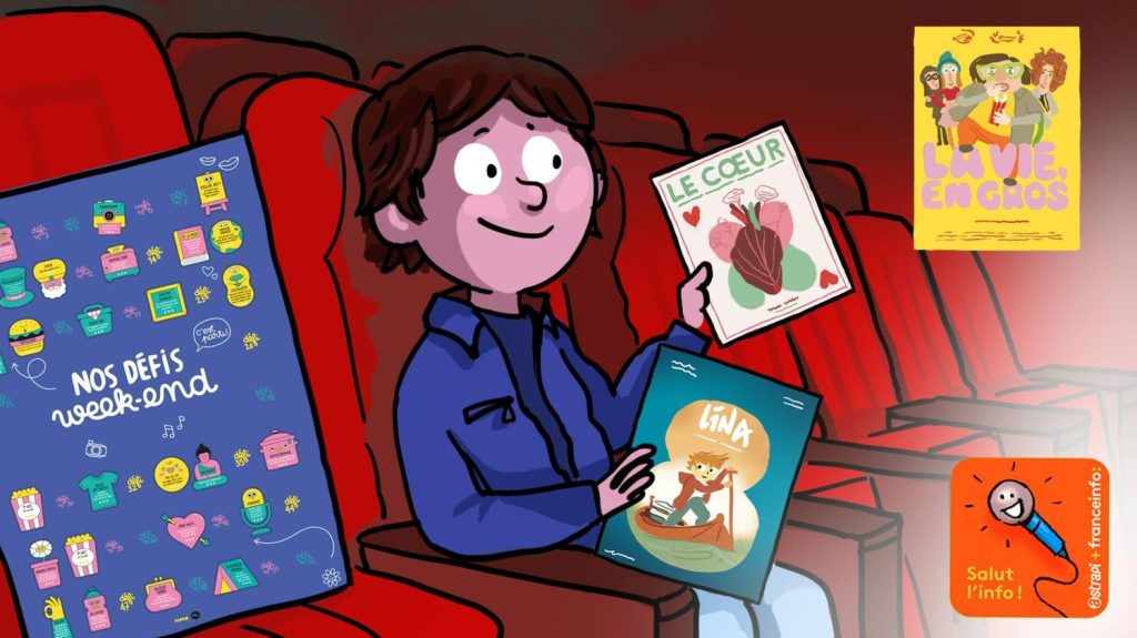 :
    le dernier publié



  



  


      

  

  
    
    Conseils lecture, pot de yaourt et déclaration d’amour : l’actualité à portée des enfants

          Des conseils culturels pour les vacances, le recyclage des pots de yaourt et déclarer sa flamme : c’est le menu du nouvel épisode de "Salut l'info !"
    
    
          Diffusé le 14/02
                      
        3min