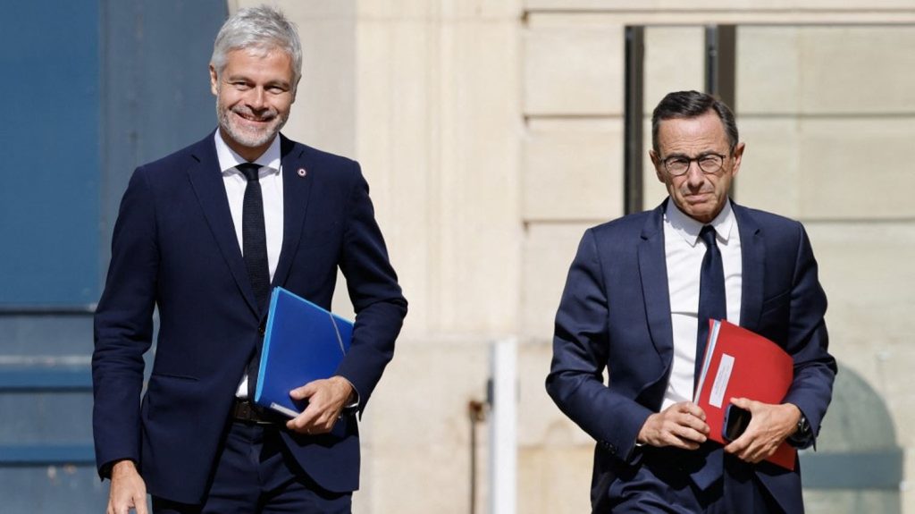 Présidence des Républicains : pour son premier meeting, Laurent Wauquiez fait craindre à un militant le retour de "la droite la plus bête du monde"