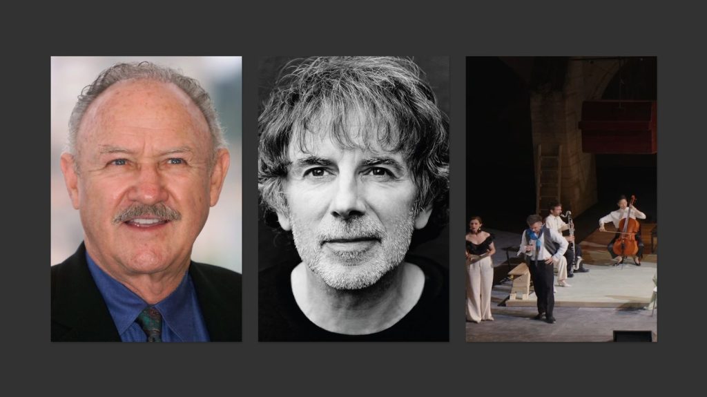 Le nouvel album de Thomas Fersen, le spectacle "Sans tambour" de Samuel Achache aux Bouffes du Nord, et l'hommage à Gene Hackman
          Dans Tout Public du jeudi 27 février 2025, l'hommage à l'acteur américain Gene Hackman, Thomas Fersen pour la sortie de son album "Le Choix de la reine", et le metteur en scène Samuel Achache et le compositeur Florent Hubert pour "Sans tambour".