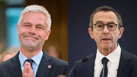 Wauquiez vs Retailleau : risque de guerre des chefs à droite pour la présidence des Républicains :
Édito
Entre Laurent Wauquiez et Bruno Retailleau, la crainte d'une nouvelle guerre des chefs à droite
Les deux hommes vont certainement briguer la présidence des Républicains lors du prochain congrès du parti, mais en toile de fond se joue le choix du candidat pour la présidentielle de 2027.
