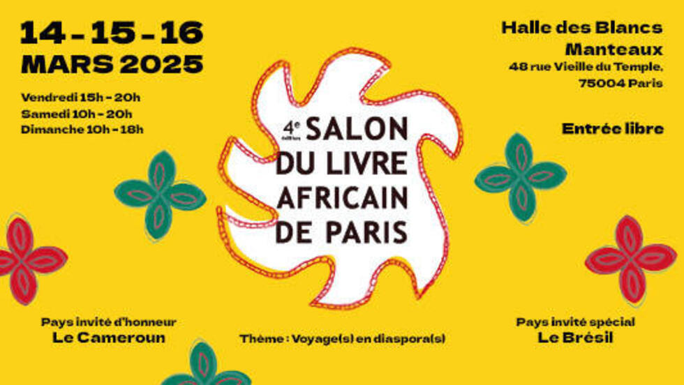 Affiche de la foire africaine du livre - Salon du Livre Africain de Paris, 2025