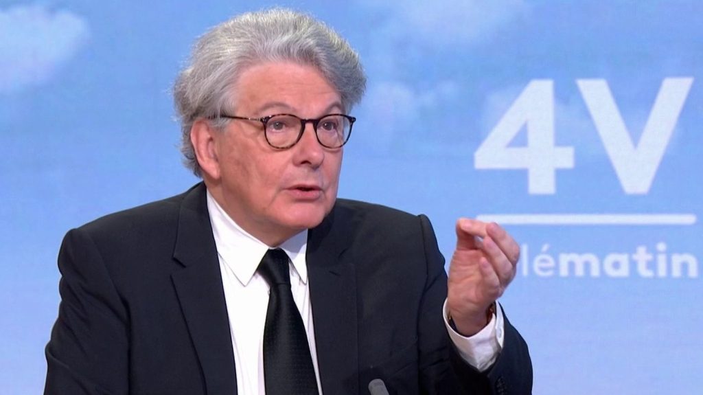 Réarmement de la France : "Il faut tout mettre sur la table", estime Thierry Breton, ex-commissaire européen au marché intérieur