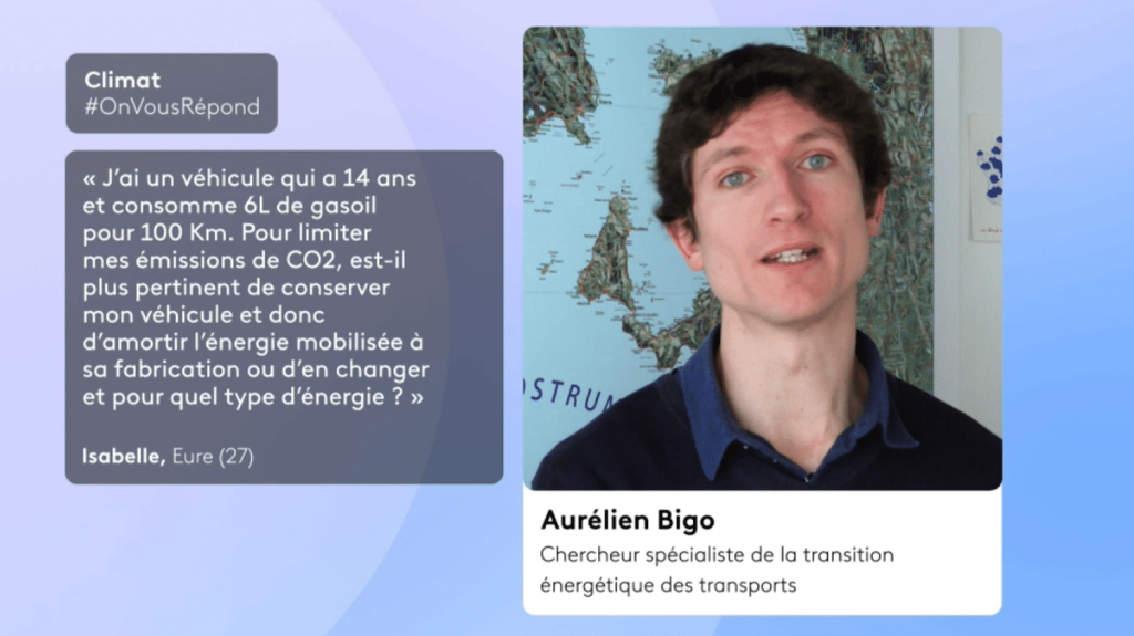 Bilan carbone : à partir de quand vaut-il mieux échanger son vieux véhicule diesel ou essence contre un véhicule électrique ? OnVousRépond Climat
