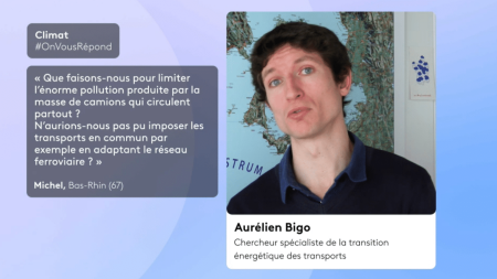 Que faisons-nous pour limiter la pollution des poids lourds ? OnVousRépond Climat