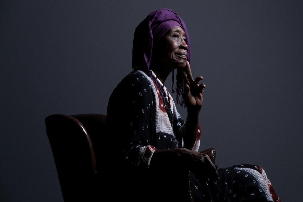 Chorégraphe-français-Sénégalais Germaine Acogny à Paris le 12 septembre 2022.