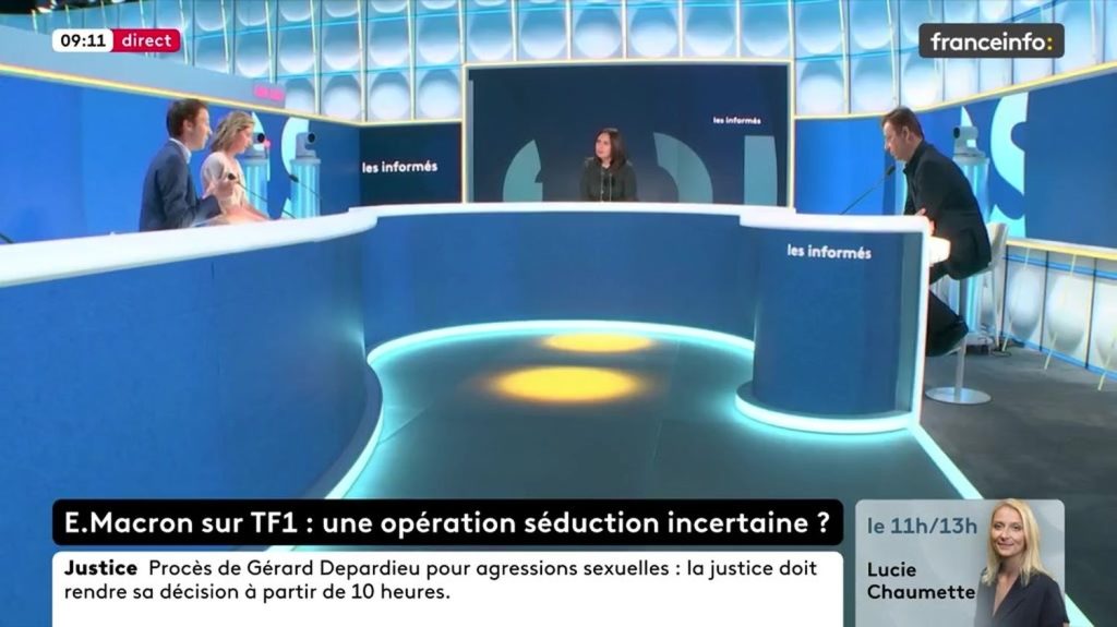 Emmanuel Macron sur TF1, la sécurité des pompiers... Les informés du matin du mardi 13 mai 2025

          Tous les jours, les informés débattent de l'actualité autour de Salhia Brakhlia et de Renaud Dély.