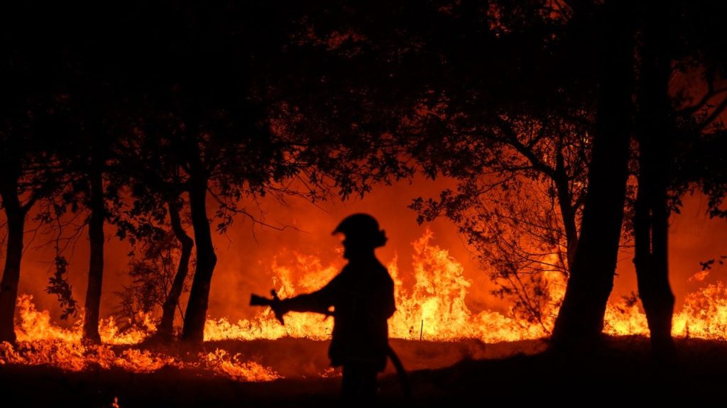 Feux de forêts : la CGT des pompiers demande à Bruno Retailleau "des moyens humains, des moyens matériels"