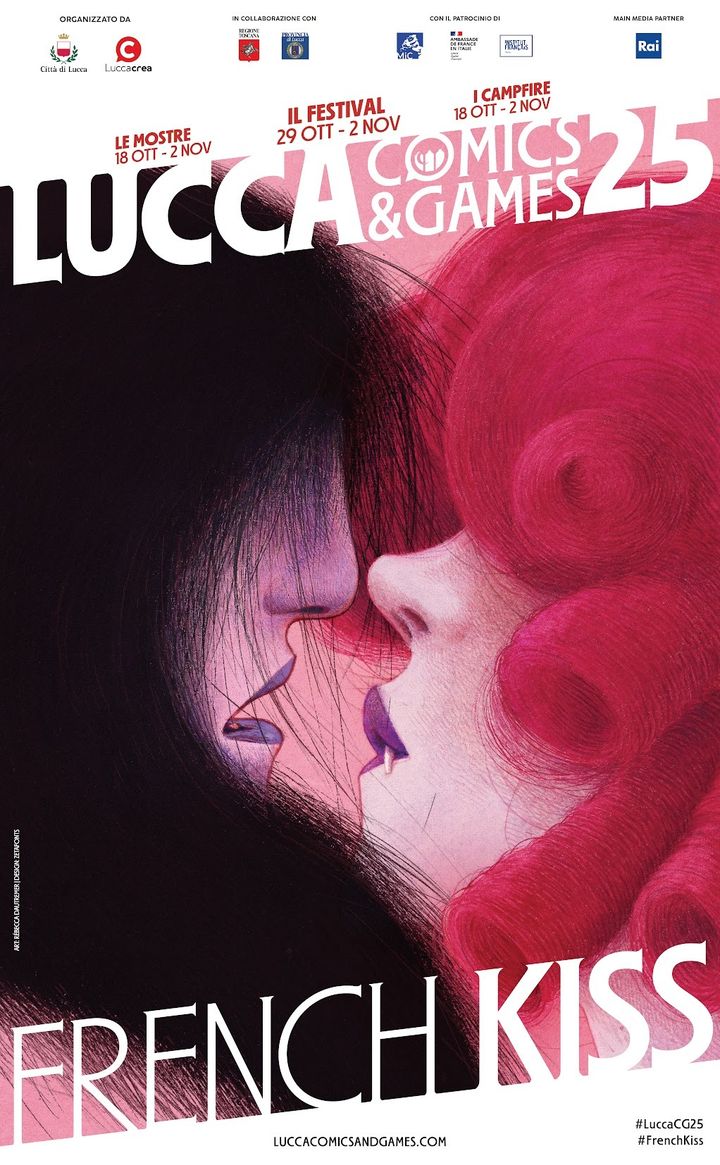 L'affiche de l'édition 2025 du festival Lucca Comics & Games. (LUCCA COMICS & GAMES)