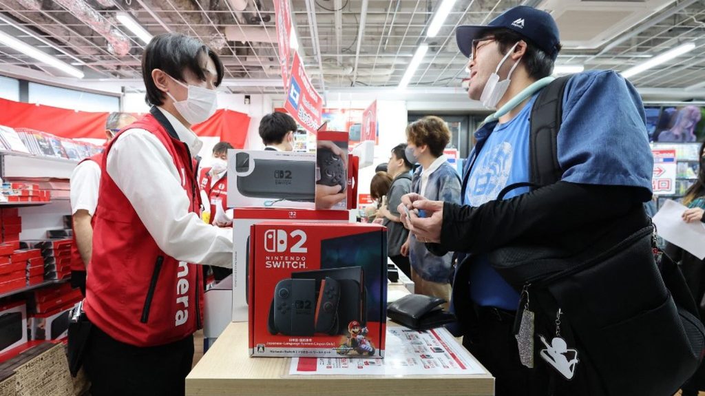 Le géant japonais Nintendo affirme avoir vendu 3,5 millions de consoles Switch 2 en 4 jours