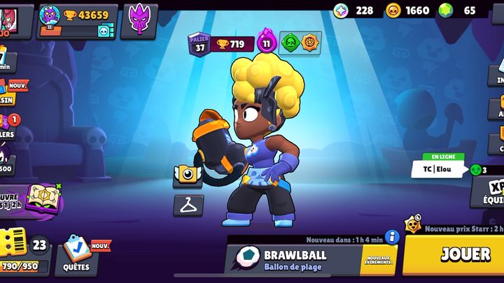 Un brawler, un personnage du jeu Brawl Stars (THOMAS SELLIN / FRANCEINFO)