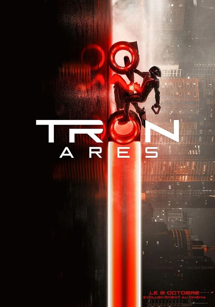 Affiche de Tron: Arès, de Joachı́m Ronning, en salles le 8 octobre 2025
