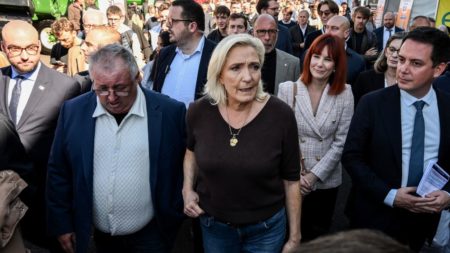 :
    Reportage




  



  




  
  "On fait courir les Français derrière des baballes" : loin de Matignon, Marine Le Pen en campagne auprès des agriculteurs