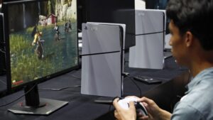 :
    le dernier publié



  



  




      

  

  
    
    La PlayStation 5 de Sony va coûter 100 euros plus cher dès le mois d'avril, historique dans l'histoire des consoles

          Sony vient de l’annoncer : la PlayStation 5 coûtera 100 euros plus cher d’ici quelques jours. C’est la troisième hausse de prix depuis son lancement en 2020. Un phénomène historique dans l’histoire des consoles de jeu. La raison : “des pressions persistantes sur l’économie mondiale”, explique Sony.
    
    

      
              
          Diffusé le 30/03
                      
            



  

  
  
    
        2min