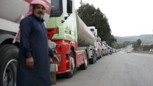 :
    Reportage




  



  




  
  "Il y a beaucoup d'embouteillages" : avec la fermeture du détroit d'Ormuz, les nouvelles voies commerciales en Syrie pour le pétrole irakien