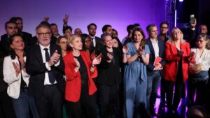 "Le chant du cygne ou le sursaut" : en meeting à Paris, Olivier Faure, Marine Tondelier, Clémentine Autain et François Ruffin plaident de nouveau l'union de la gauche