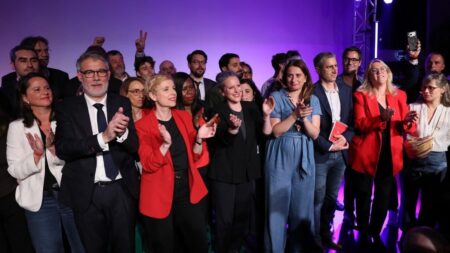 "Le chant du cygne ou le sursaut" : en meeting à Paris, Olivier Faure, Marine Tondelier, Clémentine Autain et François Ruffin plaident de nouveau l'union de la gauche